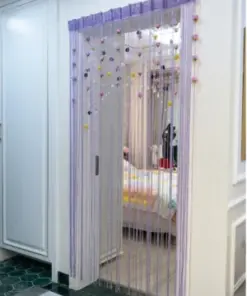Elegant Floral String Door Curtain