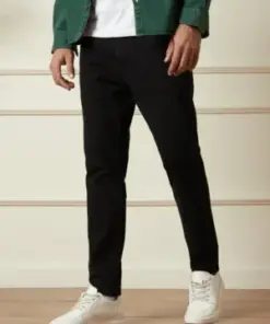 Essential Black Slim-Fit Stretch Jeans