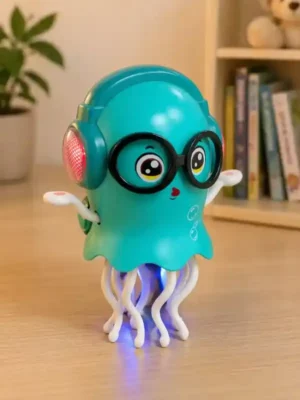 Cute Dancing Jellyfish Toy with Music & Lights – Kids Fun Musical Toy (Pink Edition)